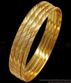 BR1664-2.10 Set Of Four One Gram Gold Bangles For Daily Wear Collection