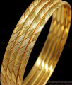 BR1664-2.4  Set Of Four One Gram Gold Bangles For Daily Wear Collection