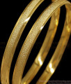 BR1667-2.6 One Gram Gold Bangles From Chidambaram Gold Covering