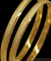 BR1667-2.10 One Gram Gold Bangles From Chidambaram Gold Covering