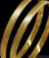 BR1670-2.4 One Gram Gold Bangles At Best Price From Chidambaram Gold Covering