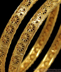 BR1672-2.8 New Collection 1 Gram Gold Bangles From Chidambaram Gold Covering BR1672-2.8 New Collection 1 Gram Gold Bangles From Chidambaram Gold Covering