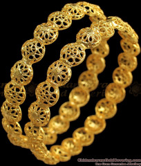 BR1680-2.4 Latest One Gram Gold Bangles For Daily Wear Collection BR1680-2.4 Latest One Gram Gold Bangles For Daily Wear Collection