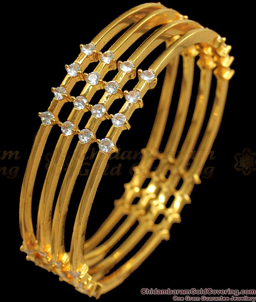 BR1685-2.8 First Quality Diamond Bangles For Function Wear