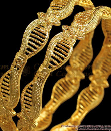 BR1696-2.8 Fascinating Flower Design Gold Forming Bangles BR1696-2.8 Fascinating Flower Design Gold Forming Bangles