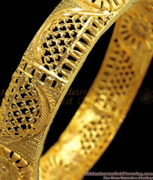 BR1700-2.6 Gorgeous Gold Forming Kada Valayal For Marriage
