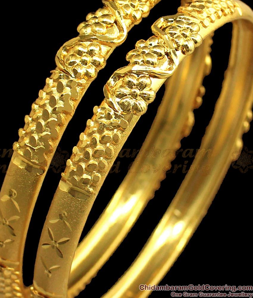 BR1705-2.10 Elegance Gold Forming Bangles For Bridal Wear
