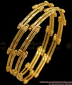 BR1715-2.4 Latest Design Gold Semiya Bangles Daily Wear