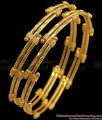 BR1715-2.8 Latest Design Gold Semiya Bangles Daily Wear