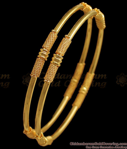 Gold daily wear bangles designs online