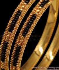 BR1717-2.6 Gold Spiral Design Karugamani Gold Bangles Shop Online BR1717-2.6 Gold Spiral Design Karugamani Gold Bangles Shop Online