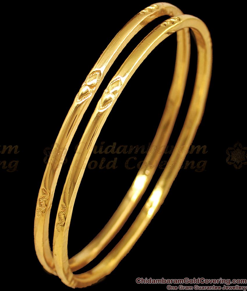 BR1724-2.10 Slim Impon Gold Bangle Daily Wear Collections