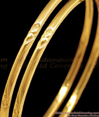 BR1724-2.6 Slim Impon Gold Bangle Daily Wear Collections BR1724-2.6 Slim Impon Gold Bangle Daily Wear Collections