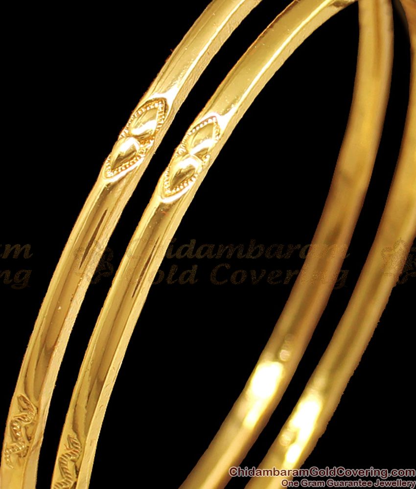 BR1724-2.4 Slim Impon Gold Bangle Daily Wear Collections