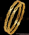 BR1726-2.6 Real Gold Pattern Impon Bangle Designs Daily Wear