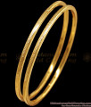 BR1728-2.6 Pure Impon Gold Thin Bangles Models Daily Wear