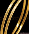 BR1728-2.6 Pure Impon Gold Thin Bangles Models Daily Wear
