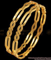 BR1730-2.4 Latest Design Real Impon Gold Bangles Womens Daily Wear