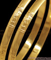 BR1731-2.8 Lakshmi Design Pure Impon Gold Bangle Traditional Wear