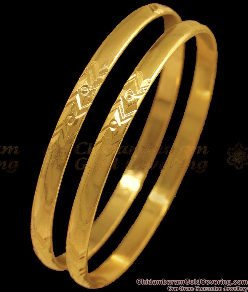 BR1737-2.6 Daily Wear Original Impon Gold Bangles Collections