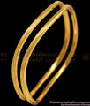 BR1738-2.6 New S Wave Designs Original Impon Gold Bangles