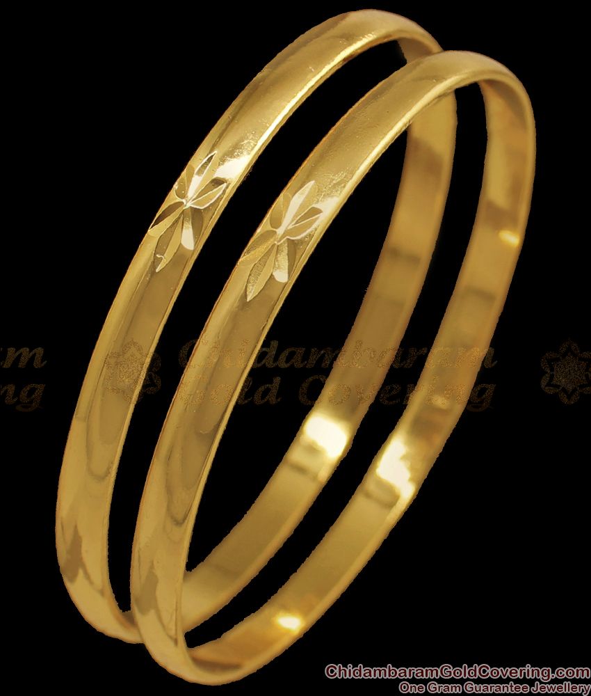 BR1744-2.8 Traditional Five Metal Impon Gold Bangle Designs