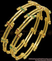 BR175-2.6 Size One Gram Gold Plated Traditional Semiya Design Bangle