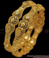 BR1753-2.4 One Gram Gold Bangle Fancy Star Collections