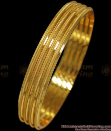 BR1756-2.10 Traditional One Gram Gold Bangle Design Daily Wear BR1756-2.10 Traditional One Gram Gold Bangle Design Daily Wear