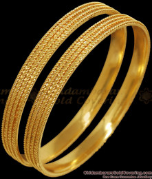 BR176-2.10 Size South Indian Real Gold Guarantee Daily Wear Imitation Bangles