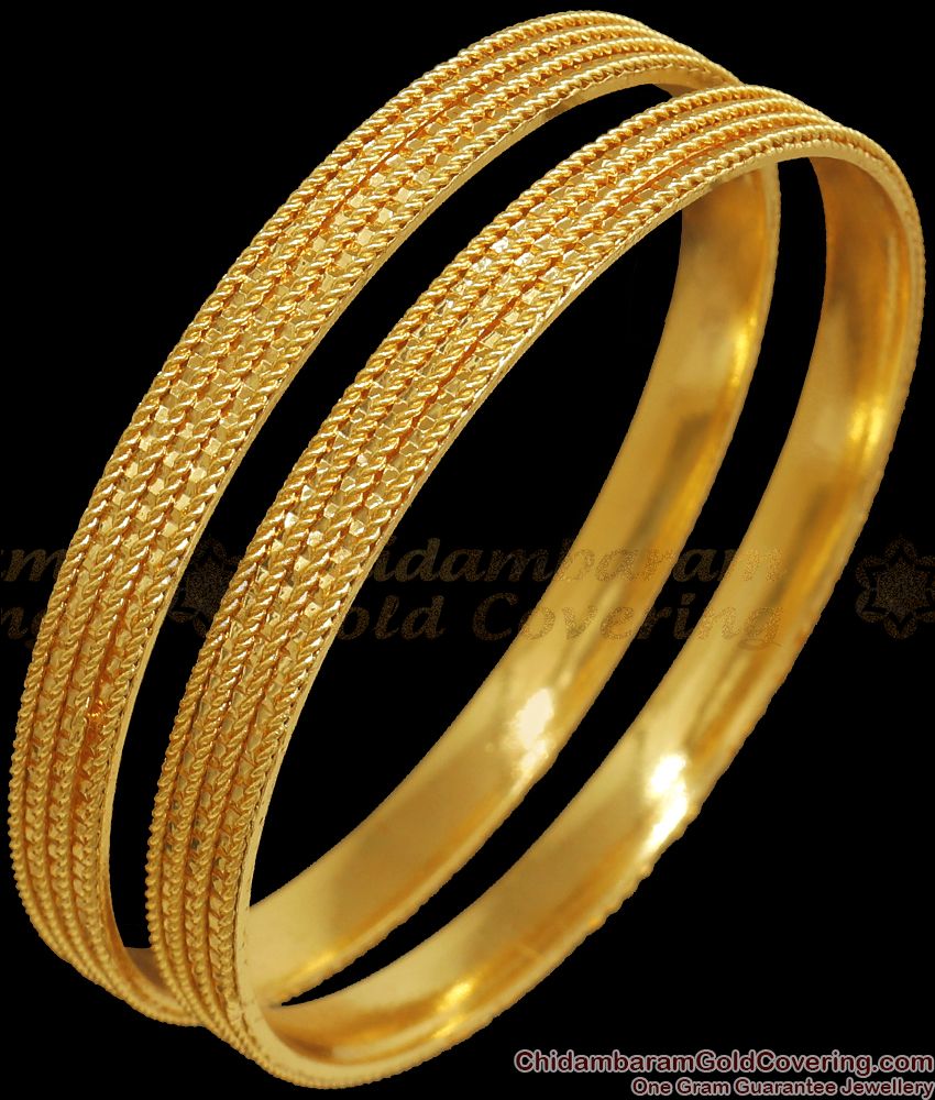 BR176-2.10 Size South Indian Real Gold Guarantee Daily Wear Imitation Bangles BR176-2.10 Size South Indian Real Gold Guarantee Daily Wear Imitation Bangles