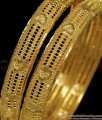 BR1765-2.4 Heart Design One Gram Gold Bangle Collections Shop Online