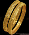 BR1775-2.6 Heart Designer Gold Bangle Collections Kerala Pattern