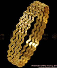 BR1818-2.10 Trendy Slim Curved Gold Neli Bangles Shop Online BR1818-2.10 Trendy Slim Curved Gold Neli Bangles Shop Online