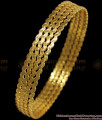 BR1819-2.8 Stylish Thin Curved Gold Neli Bangles Designer Jewelry