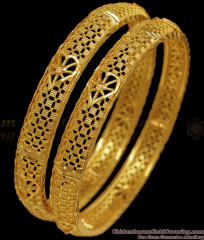 BR1831-2.8 One Gram Gold Heart Design Bangle Collections Daily Use BR1831-2.8 One Gram Gold Heart Design Bangle Collections Daily Use