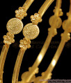BR1834-2.8 Unique Thin Flower Kasumani Gold Bangle Daily Wear