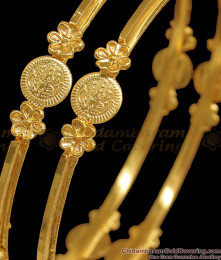 BR1834-2.10 Unique Thin Flower Kasumani Gold Bangle Daily Wear BR1834-2.10 Unique Thin Flower Kasumani Gold Bangle Daily Wear