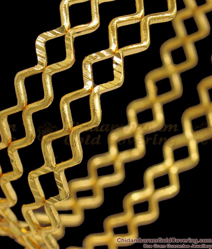 Cross Eye Hook Bangle Bracelet - Gold-Filled Charm (2531GF)