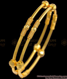 BR1868-2.10 Size Daily Wear Light weight Gold Bangles Womens Fashion BR1868-2.10 Size Daily Wear Light weight Gold Bangles Womens Fashion