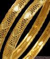 BR1894-2.6 Size Light Weight Gold Imitation Bangle Net Pattern Daily Wear