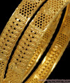 BR1897-2.8 Size Net Pattern South Indian Gold Bangles Flower Design Online Jewelry