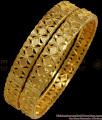 BR1898-2.6 Size Unique One Gram Gold Designer Bangles Womens Fashion