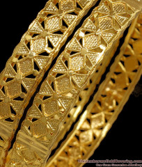 BR1898-2.4 Size Unique One Gram Gold Designer Bangles Womens Fashion BR1898-2.4 Size Unique One Gram Gold Designer Bangles Womens Fashion