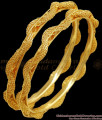 BR190-2.6 Size Curvy Full Net Party Wear Design Bangles Offer Price