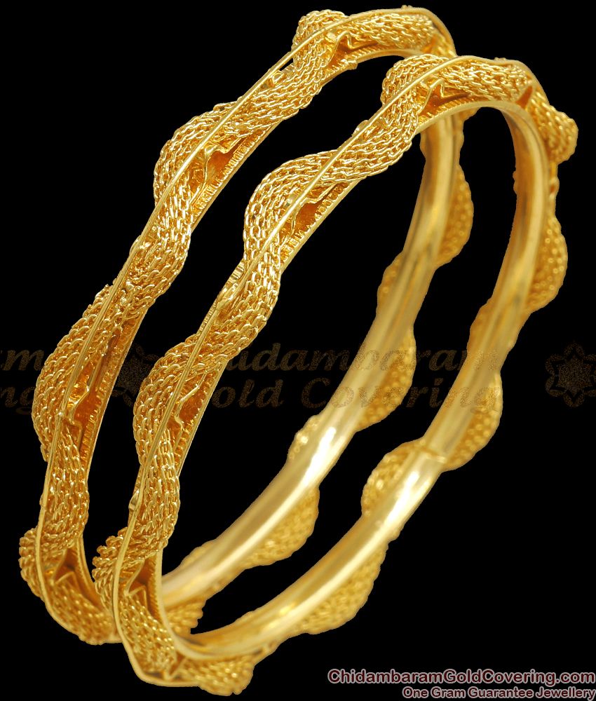 BR190-2.8 Size Curvy Full Net Party Wear Design Bangles Offer Price