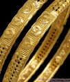 BR1904-2.10 Size Classic Gold Plated Designer Bangle Daily Wear Shop Online