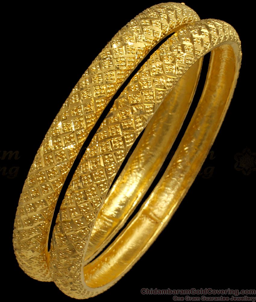 BR1907-2.6 Size Elegant 2 Gram Gold Bangle Forming Collections