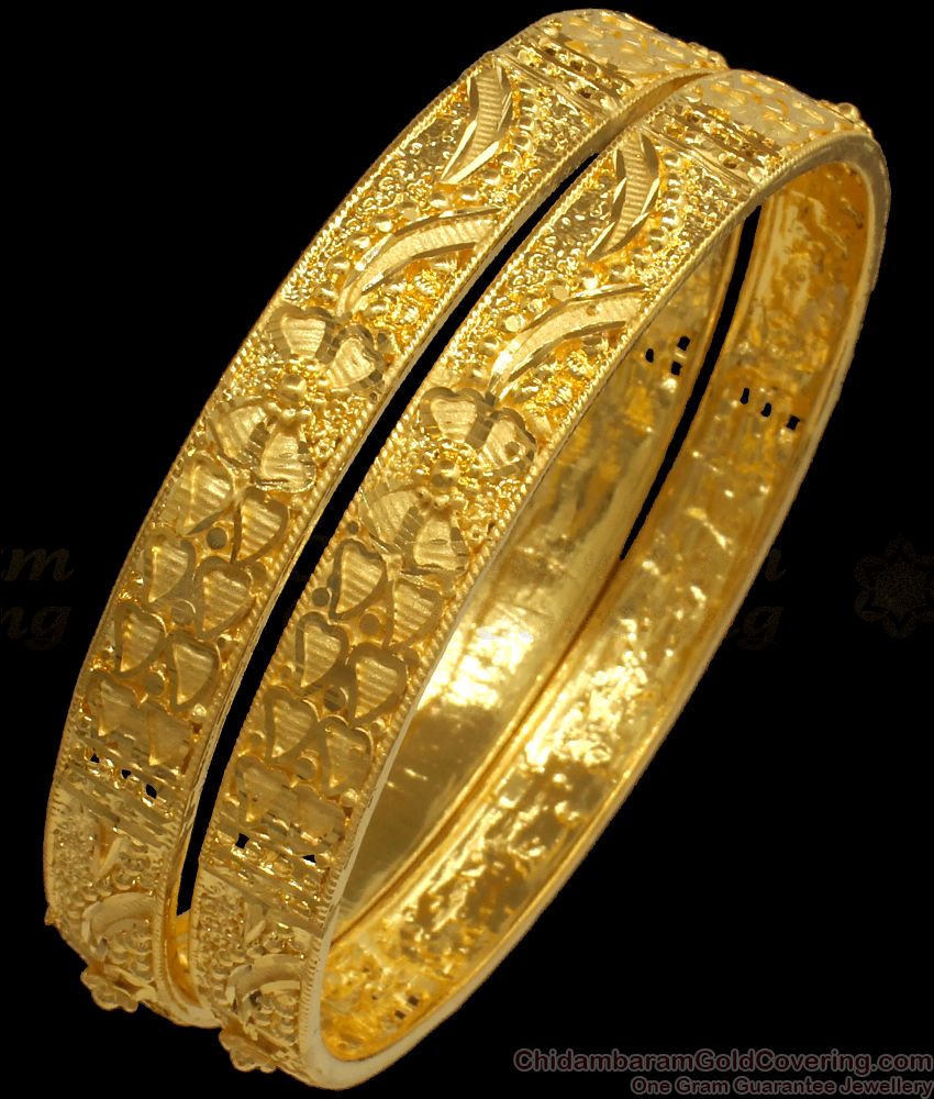 BR1909-2.4 Size Forming 2gram Gold Bangles Real Look Imitation Jewelry