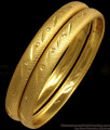 BR1913-2.4 Size Two Gram Gold Forming Bangles Plain Strips Design